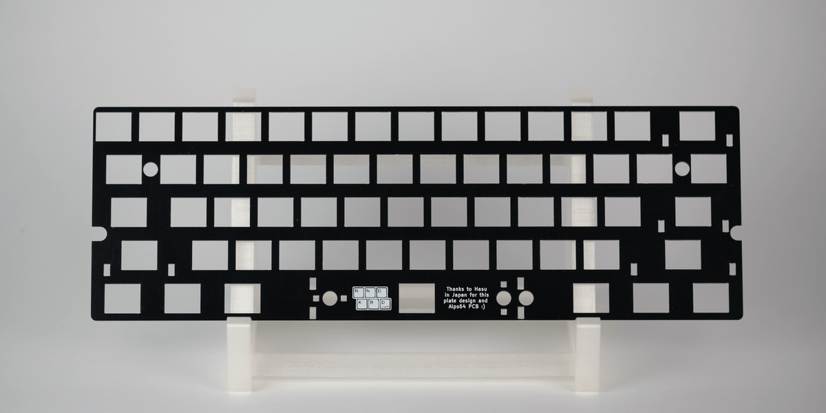 60% Alps AEK FR4 Plate — RNDKBD