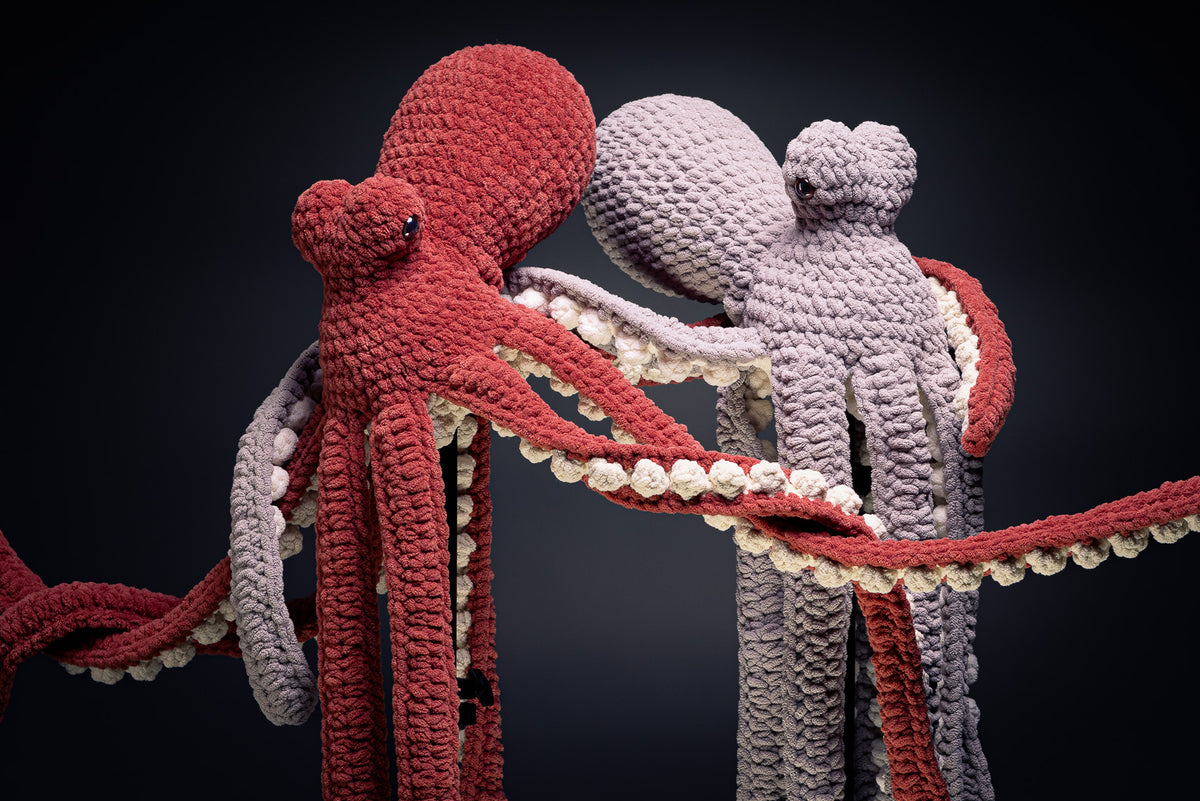 Octopus Crotchet //one-of-a-kind Mini Crochet Octopus Gift Thinking of You Little Pocket Hug  main image 2
