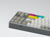GMK CYL Blanks keycap set — Frog keyboard render, alternate view